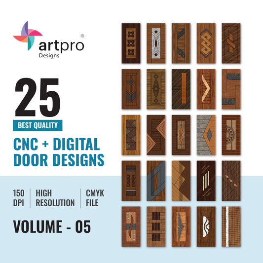 CNC + DIGITAL DOOR DESIGNS VOLUME-5